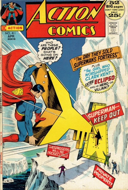 Action Comics (1938 Series) no. 411 - Used
