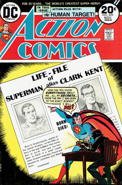 Action Comics (1938 Series) no. 429 - Used