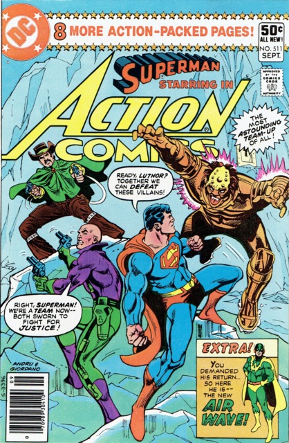 Action Comics (1938 Series) no. 511 - Used