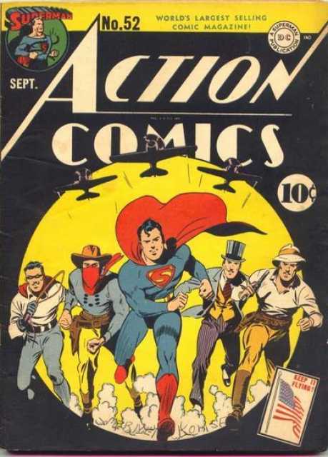 Action Comics (1938 Series) no. 52 - Used