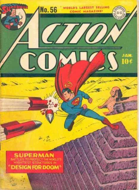 Action Comics (1938 Series) no. 56 - Used