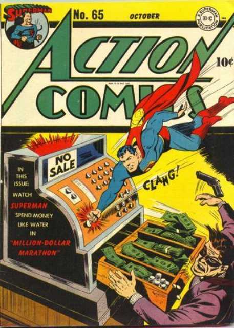 Action Comics (1938 Series) no. 65 - Used