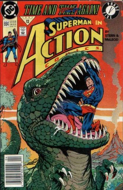 Action Comics (1938 Series) no. 664 - Used