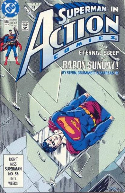 Action Comics (1938 Series) no. 665 - Used