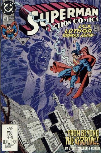 Action Comics (1938 Series) no. 668 - Used