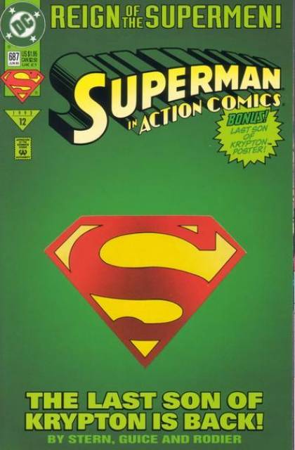 Action Comics (1938 Series) no. 687 - Used
