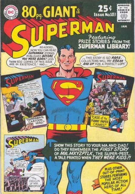 Superman (1939 Series) no. 183 - Used