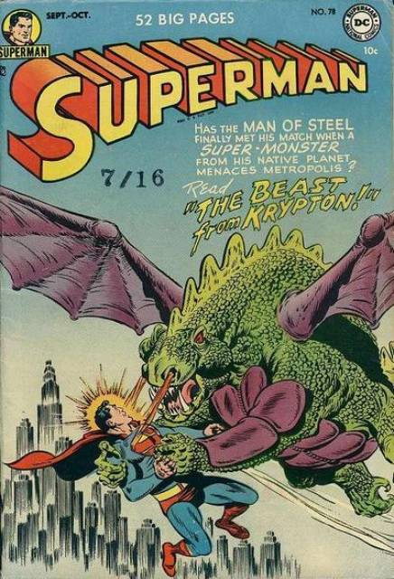 Superman (1939 Series) no. 78 - Used