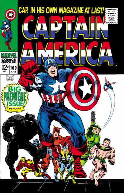 Captain America (1959) no. 100 - Used