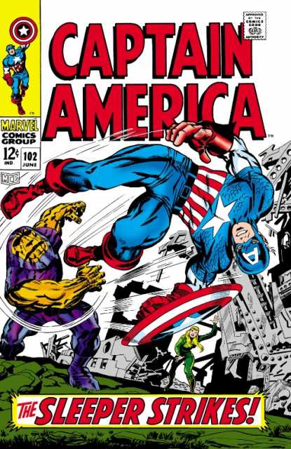 Captain America (1959) no. 102 - Used