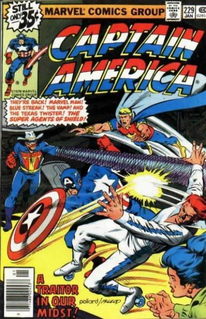 Captain America (1959) no. 229 - Used