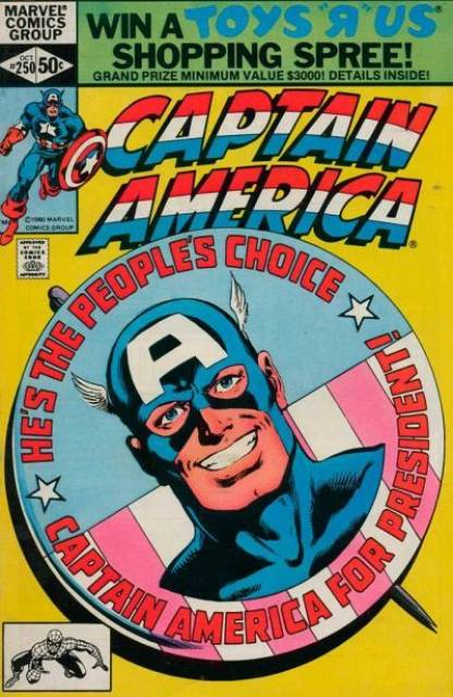 Captain America (1959) no. 250 - Used