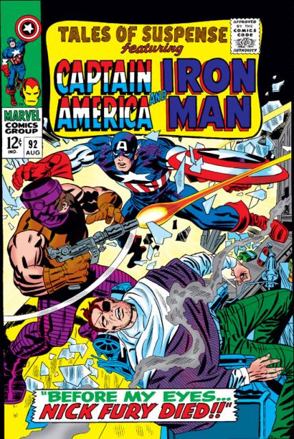 Captain America (1959) no. 92 [Tales Of Suspense] - Used
