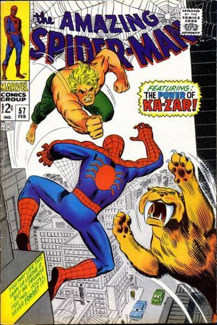 The Amazing Spider-man (1963) no. 57 - Used