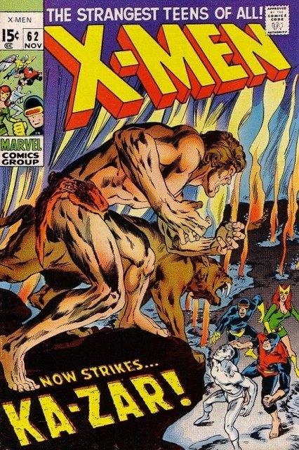 Uncanny X-men (1963 Series) no. 62 - Used