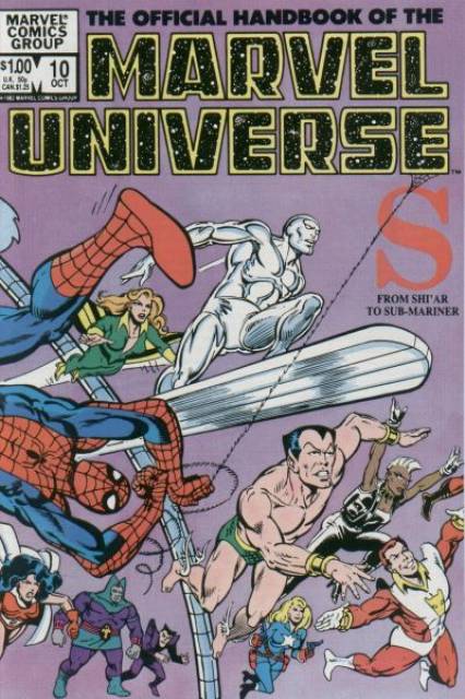 Official Handbook of the Marvel Universe (1982) no. 10 - Used