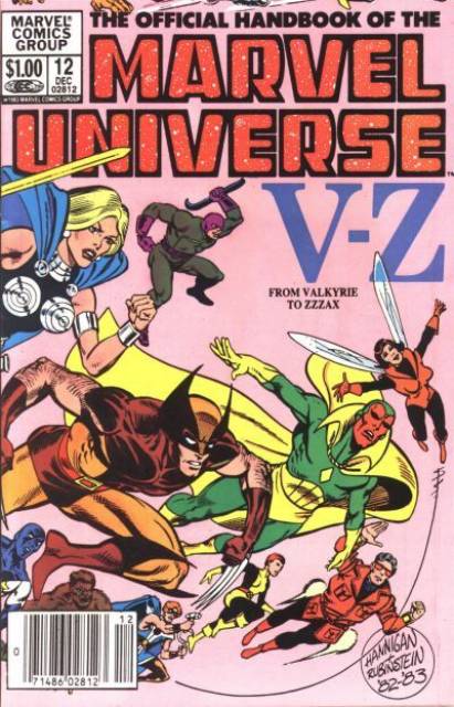 Official Handbook of the Marvel Universe (1982) no. 12 - Used