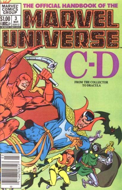 Official Handbook of the Marvel Universe (1982) no. 3 - Used