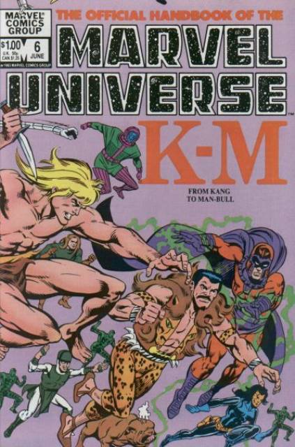 Official Handbook of the Marvel Universe (1982) no. 6 - Used
