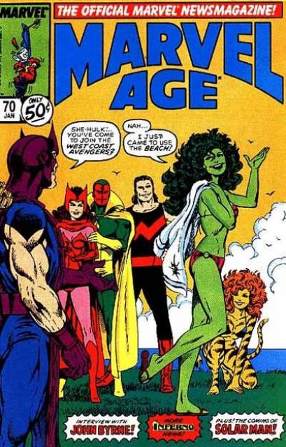 Marvel Age (1983) no. 70 - Used