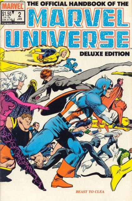 Official Handbook of the Marvel Universe Deluxe Edition (1985) no. 2 - Used