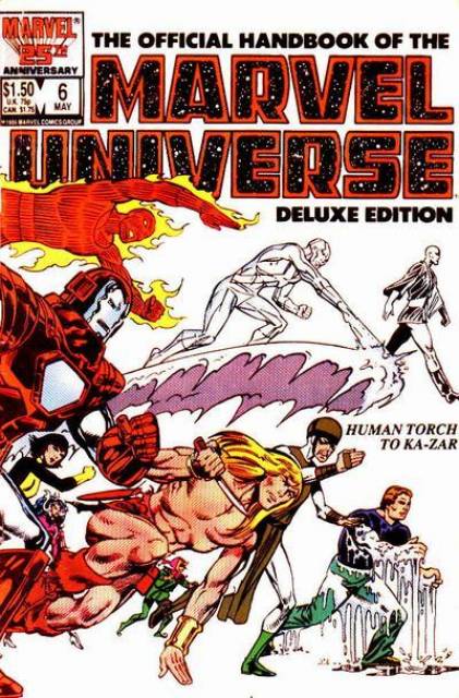 Official Handbook of the Marvel Universe Deluxe Edition (1985) no. 6 - Used