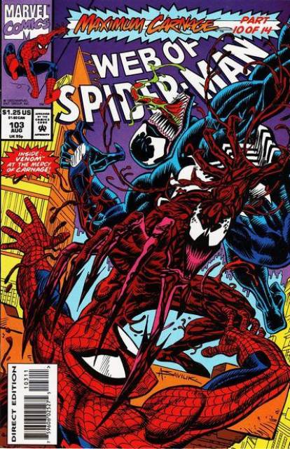 Web of Spider-Man (1985) no. 103 - Used