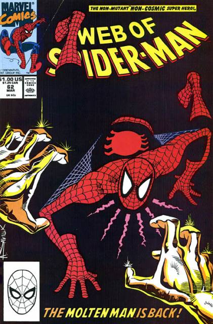 Web of Spider-Man (1985) no. 62 - Used
