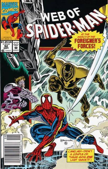 Web of Spider-Man (1985) no. 92 - Used
