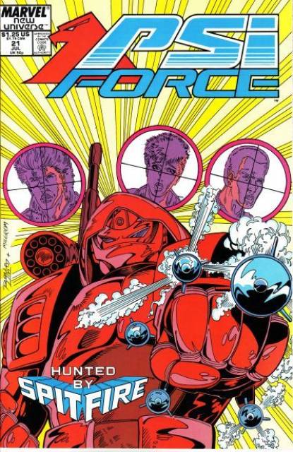 Psi Force (1986) no. 21 - Used