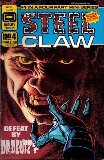 Steel Claw (1986) no. 4 - Used
