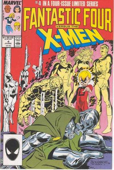 Fantastic Four Vs the X-Men (1987) no. 4 - Used