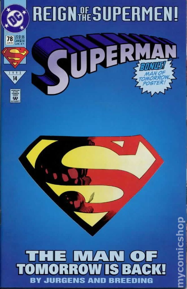 Superman (1987 Series) no. 78 - Used