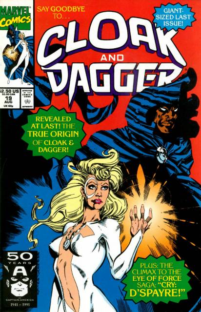 Cloak and Dagger (1988) no. 19 - Used