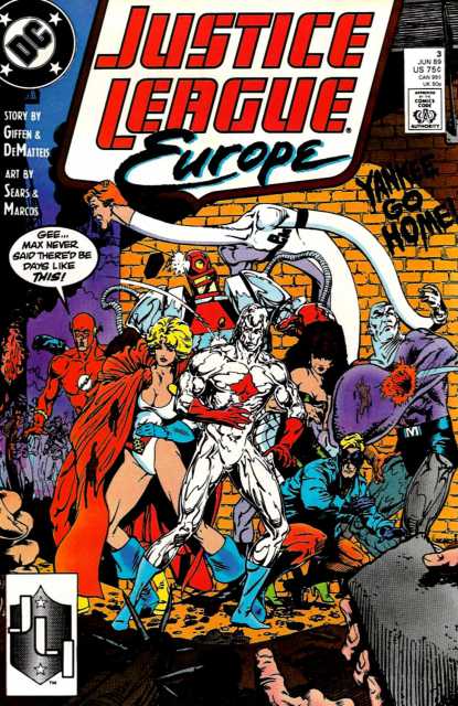 Justice League Europe (1989) no. 3 - Used
