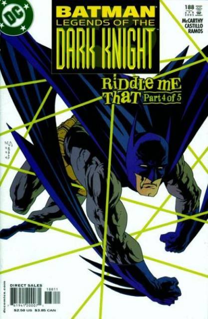 Batman: Legends of the Dark Knight (1989 Series) no. 188 - Used