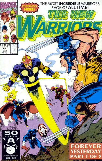 The New Warriors (1990) no. 11 - Used