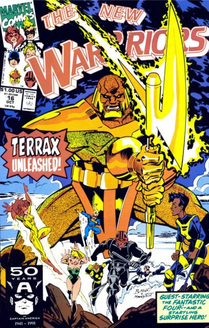 The New Warriors (1990) no. 16 - Used