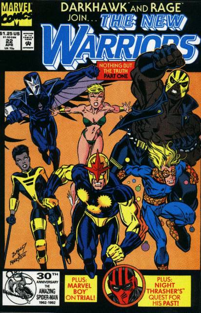 The New Warriors (1990) no. 22 - Used