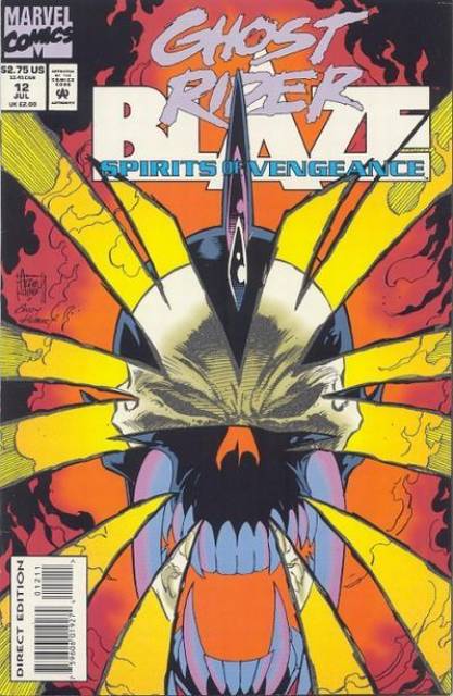 Ghost Rider Blaze: Spirits of Vengeance (1992) no. 12 - Used