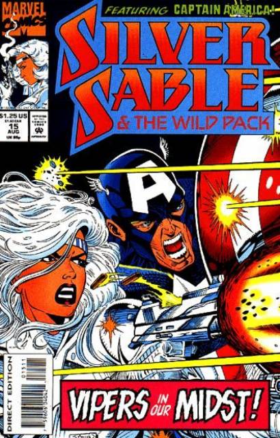 Silver Sable and the Wild Pack (1992) no. 15 - Used