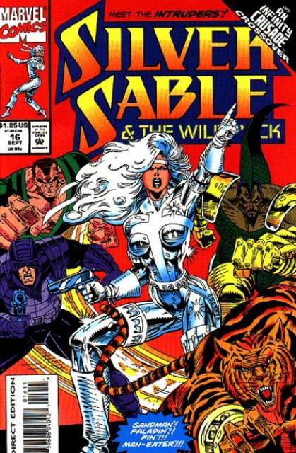 Silver Sable and the Wild Pack (1992) no. 16 - Used