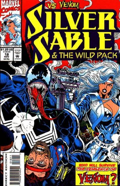 Silver Sable and the Wild Pack (1992) no. 18 - Used