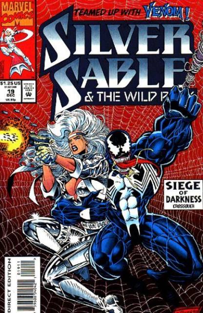 Silver Sable and the Wild Pack (1992) no. 19 - Used