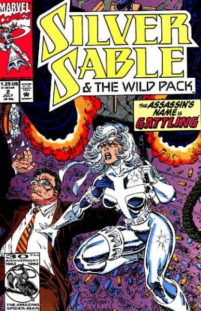 Silver Sable and the Wild Pack (1992) no. 2 - Used