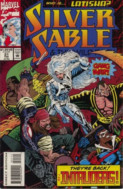 Silver Sable and the Wild Pack (1992) no. 21 - Used