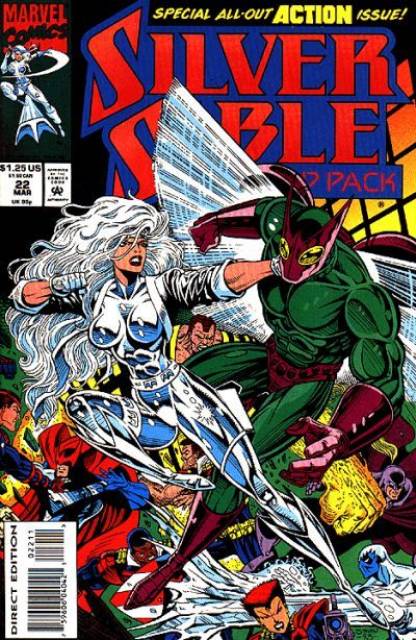 Silver Sable and the Wild Pack (1992) no. 22 - Used