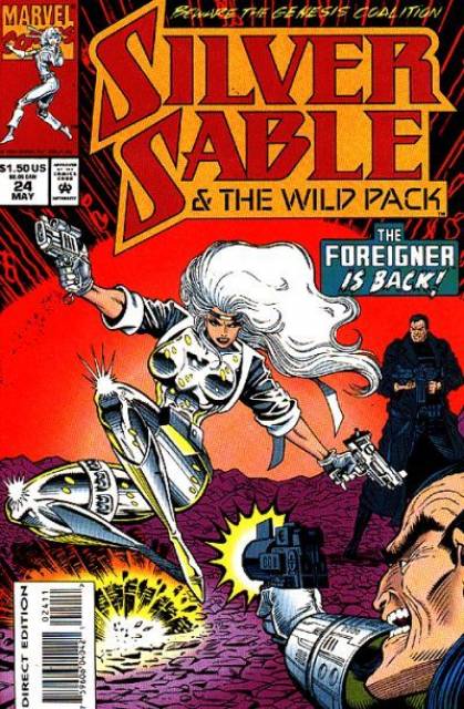 Silver Sable and the Wild Pack (1992) no. 24 - Used