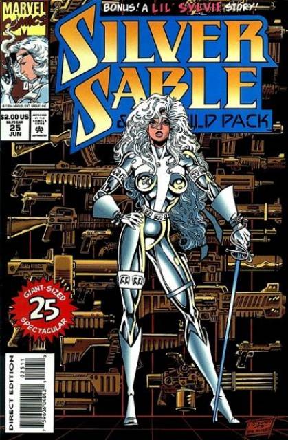 Silver Sable and the Wild Pack (1992) no. 25 - Used