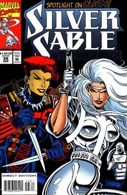 Silver Sable and the Wild Pack (1992) no. 28 - Used